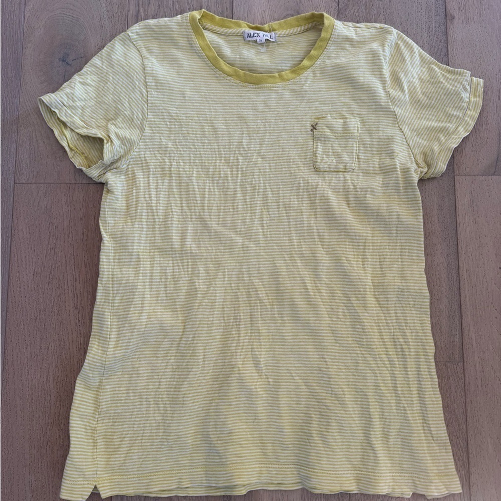 Alex Mill women's striped crew neck cotton t-shirt